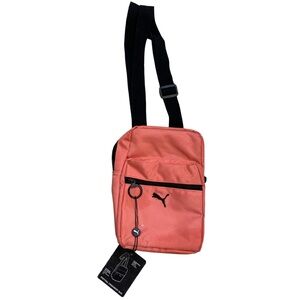 2/$30 Puma Festival Crossbody Bag Small Coral Pink Athleisure Travel